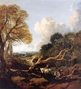 Thomas Gainsborough The Fallen Tree oil painting reproduction